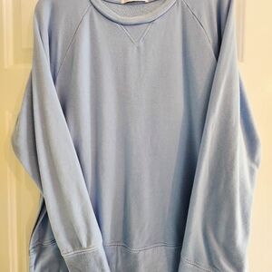 Stateside Women's Light Blue Crewneck Sweater/Upscale Sweatshirt.